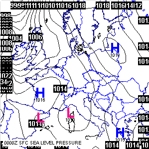 Beispielwetterlage